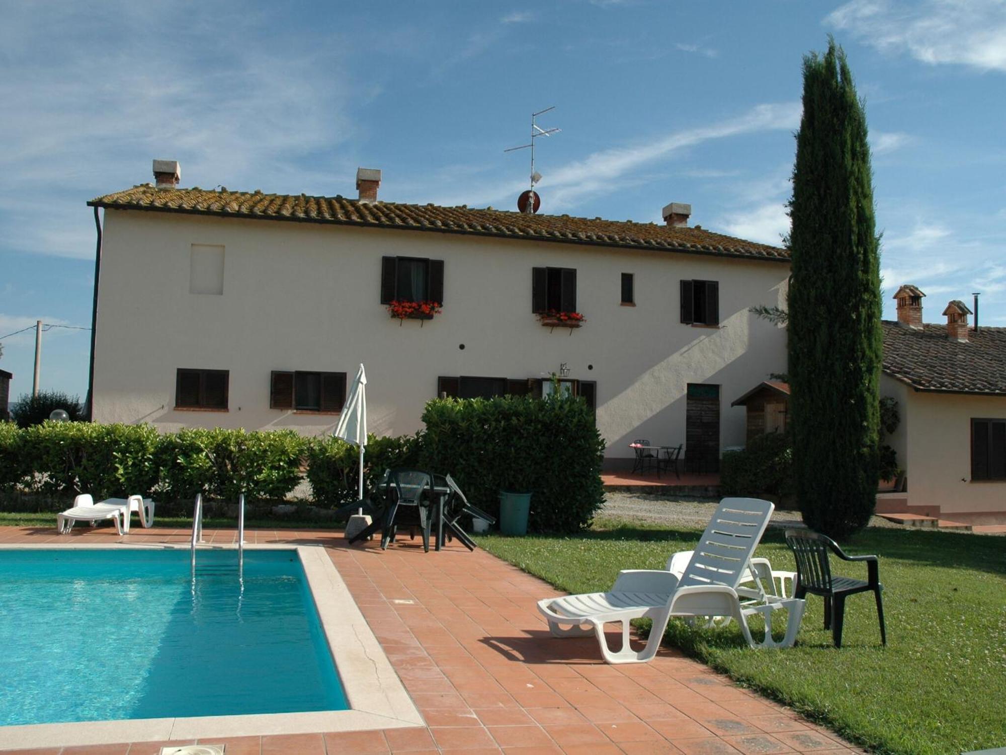 Modern Farmhouse In Pienza With Pool Eksteriør billede