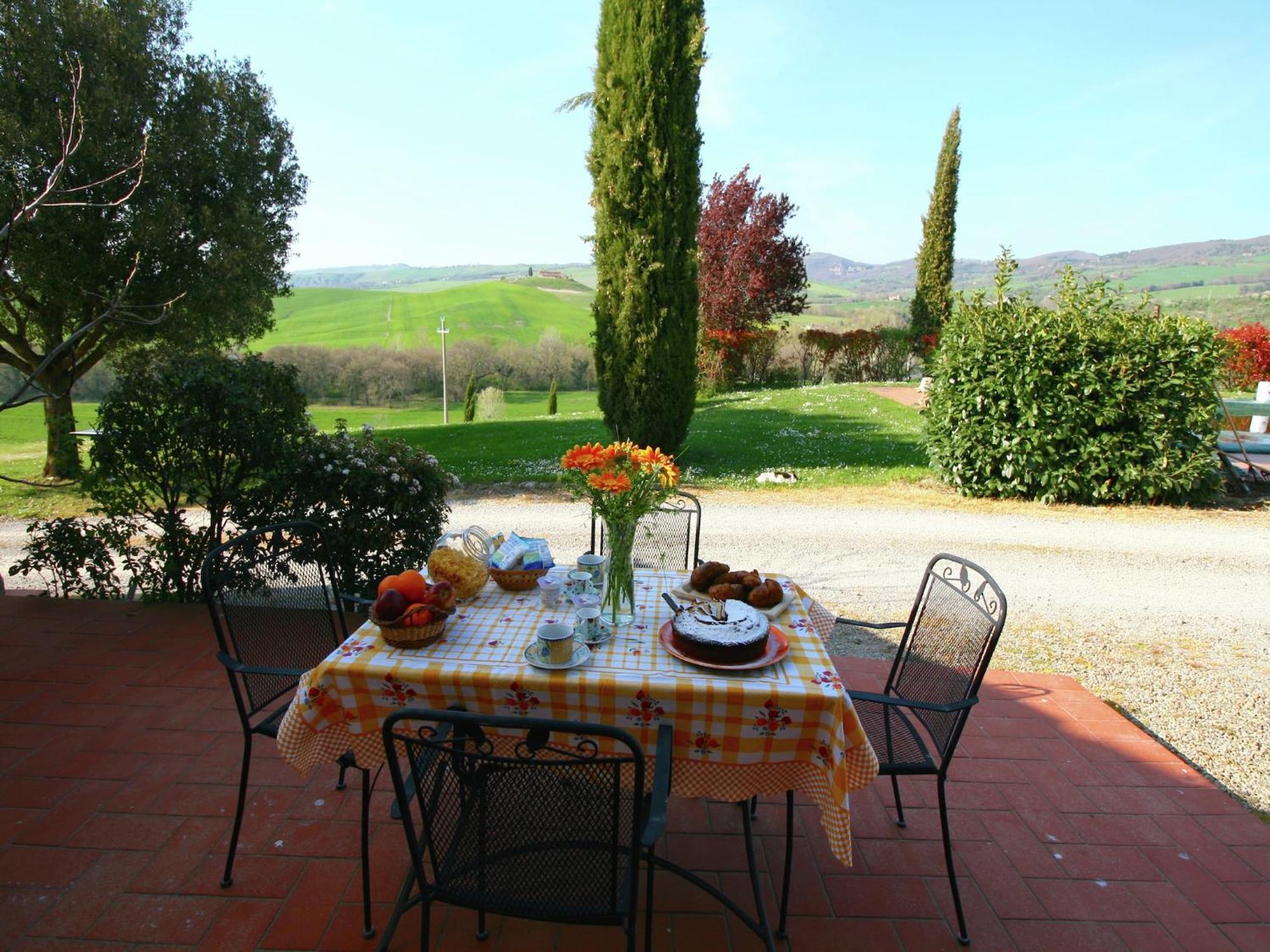 Modern Farmhouse In Pienza With Pool Eksteriør billede
