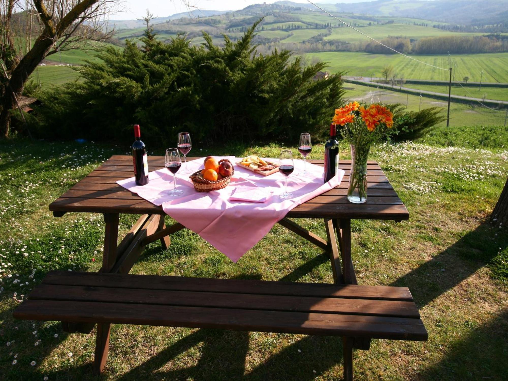 Modern Farmhouse In Pienza With Pool Eksteriør billede