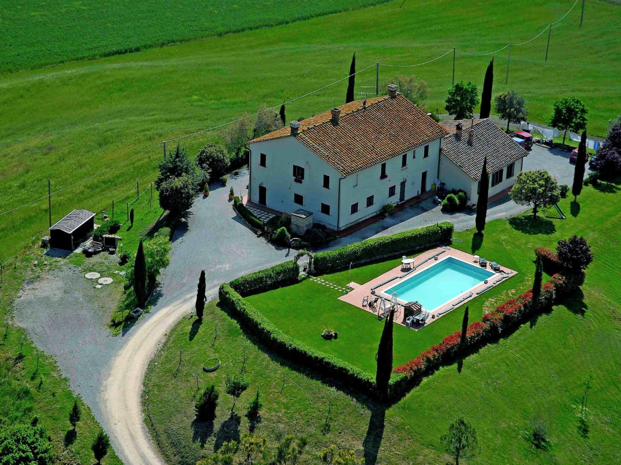 Modern Farmhouse In Pienza With Pool Eksteriør billede